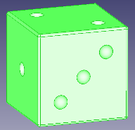 Würfel 40mm hohl opimiert für PLA